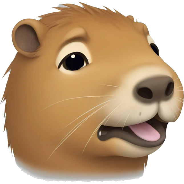 Capybara crying emoji
