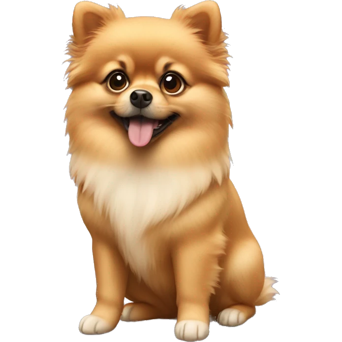 pomeranian pup emoji