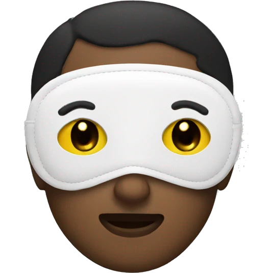sleep mask emoji