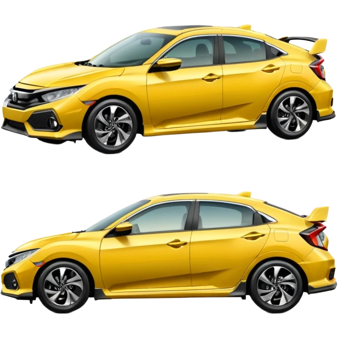 honda civic yellow emoji