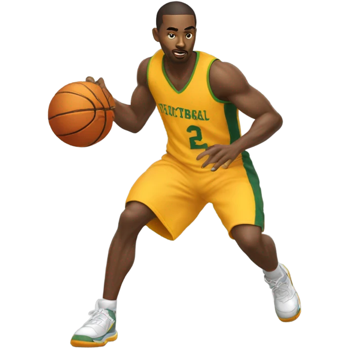 Man playing basketball emoji
