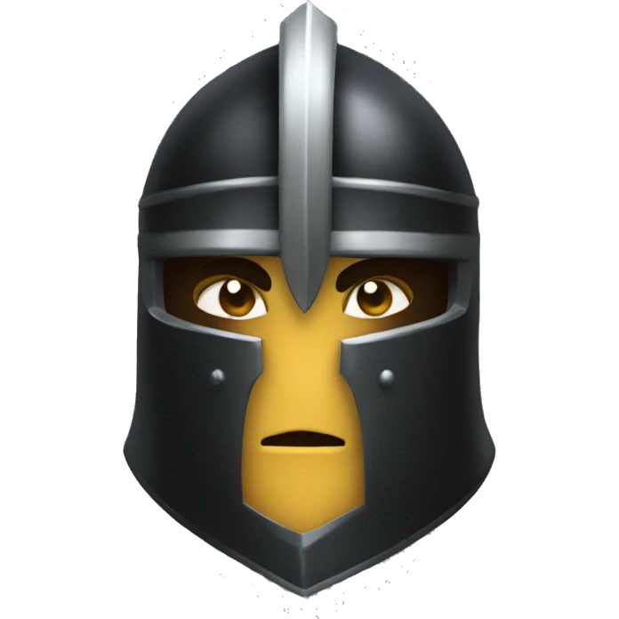 A buff black knight full helm emoji