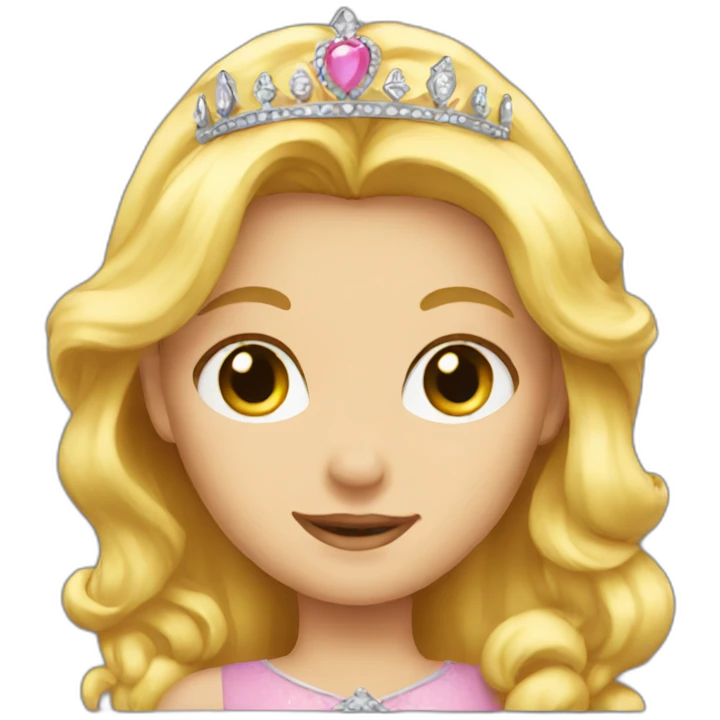 blonde princess emoji