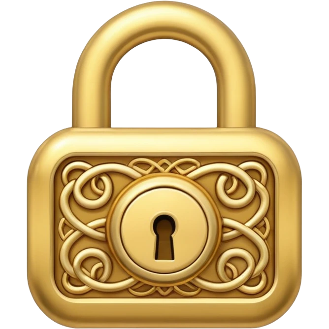 lock with infinity sign above it emoji