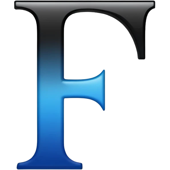 Bold Black-Blue-White-Gold Font Letter “i” emoji