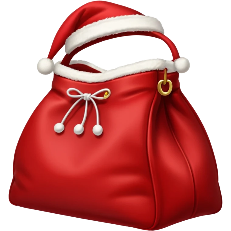 red Santa's bag  emoji