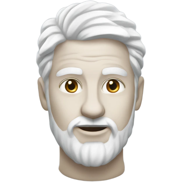 White Cadeuceus detailed emoji