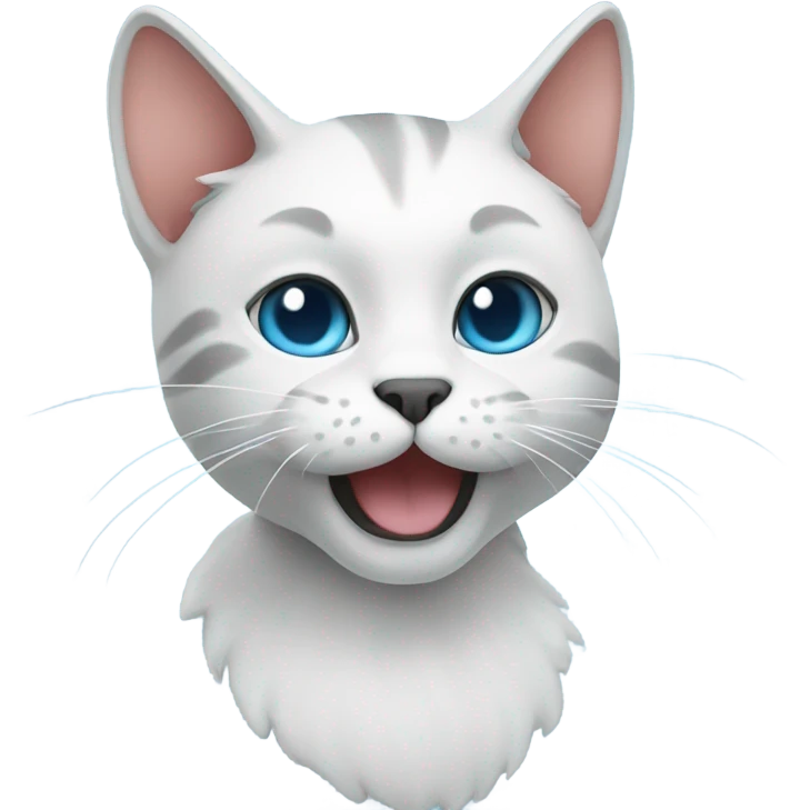 cat using blue vape  emoji