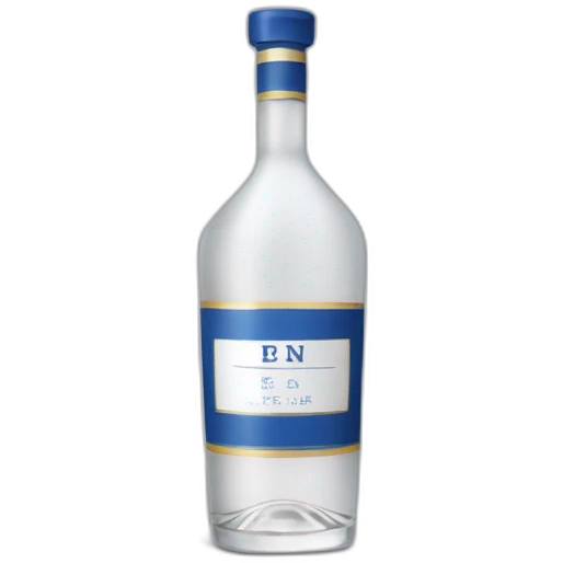 Une bouteille de vodka emoji