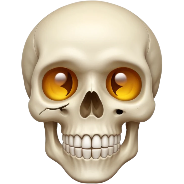 Skull emoji with a mix of surprise emoji emoji