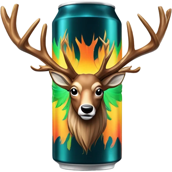 Flying stag energy Drink  emoji