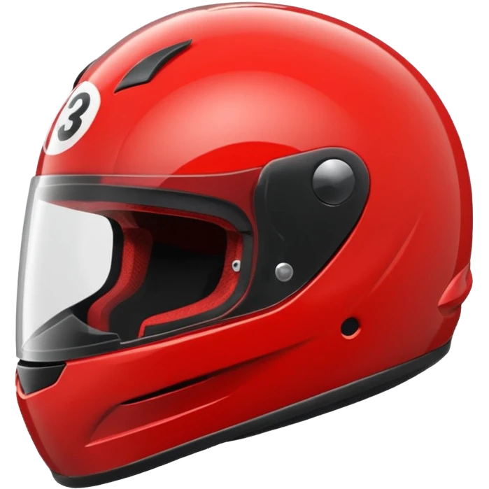 Racing helmet emoji