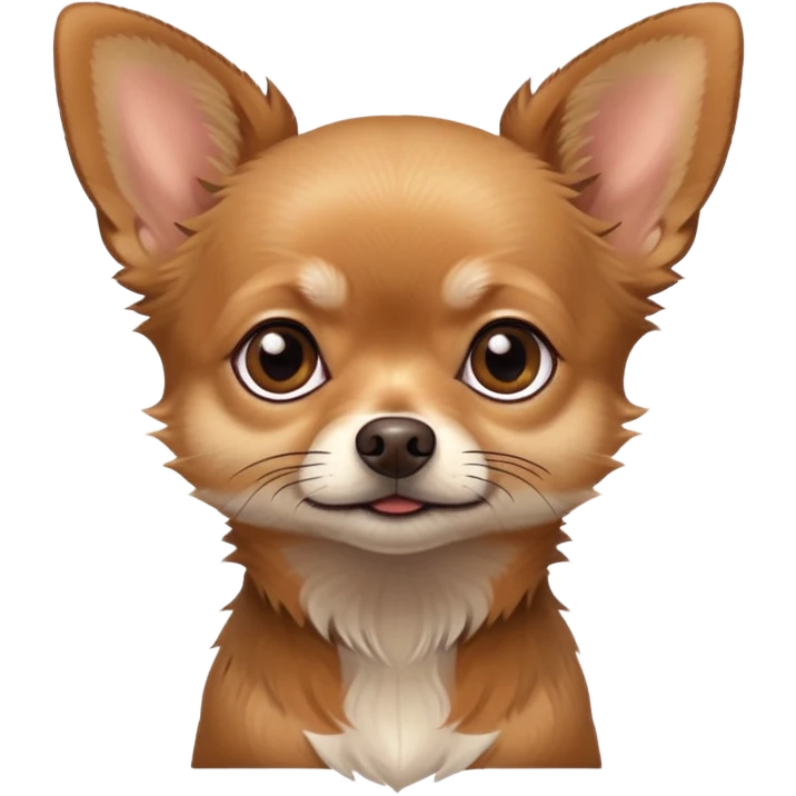 Scruffy brown chihuahua  emoji