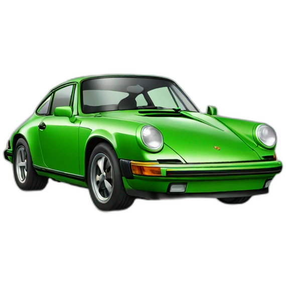 green porsche 911 emoji
