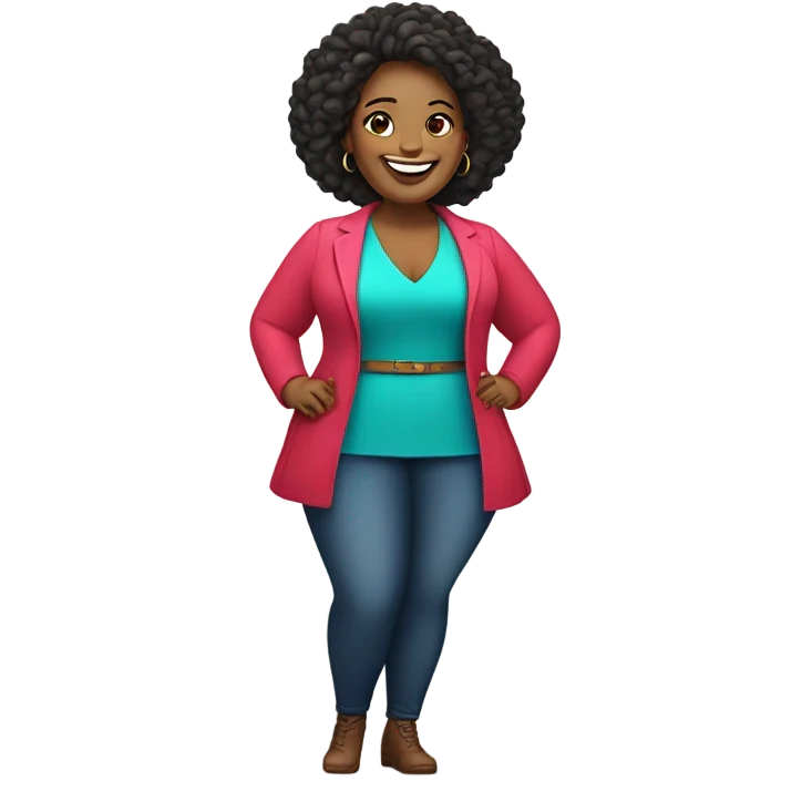 Fat girl emoji
