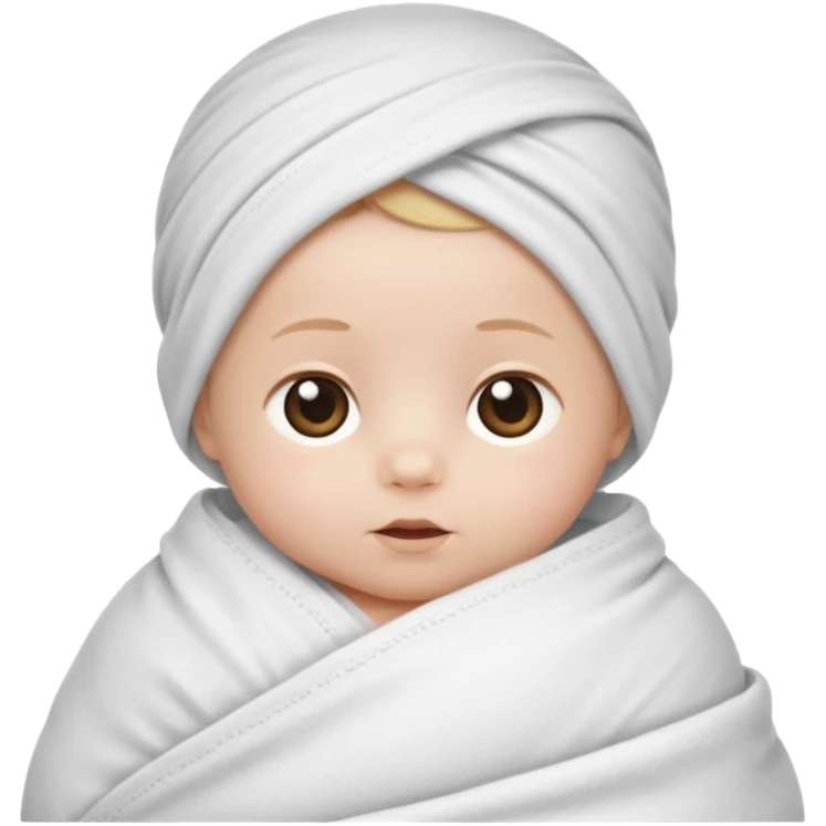 baby in a swaddle emoji