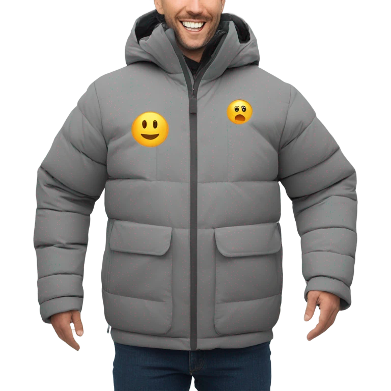 Winter jacket emoji