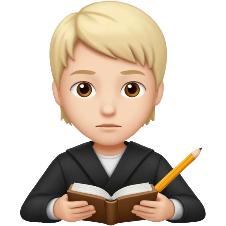 preparing for exam emoji