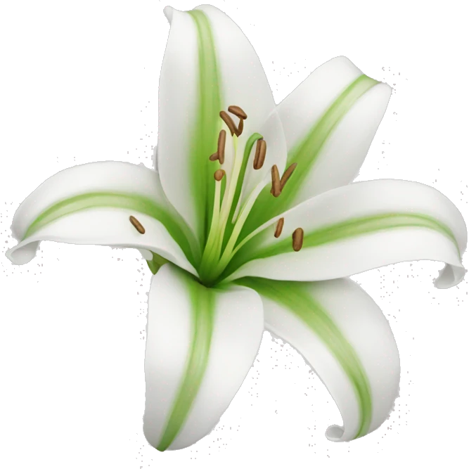 Lily flower emoji