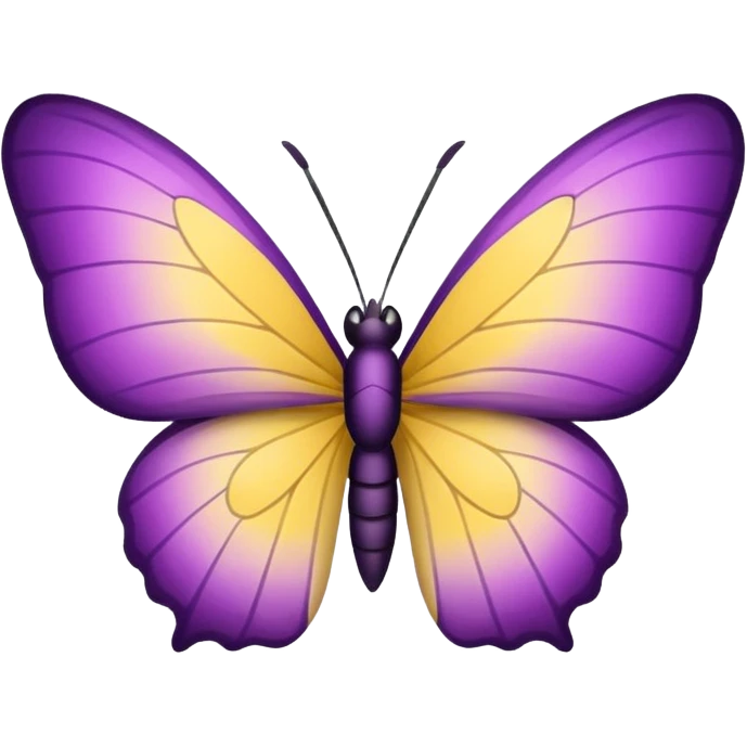 Borboleta roxa emoji