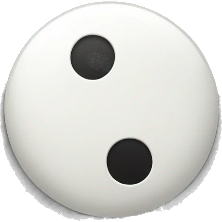 Ying yang emoji