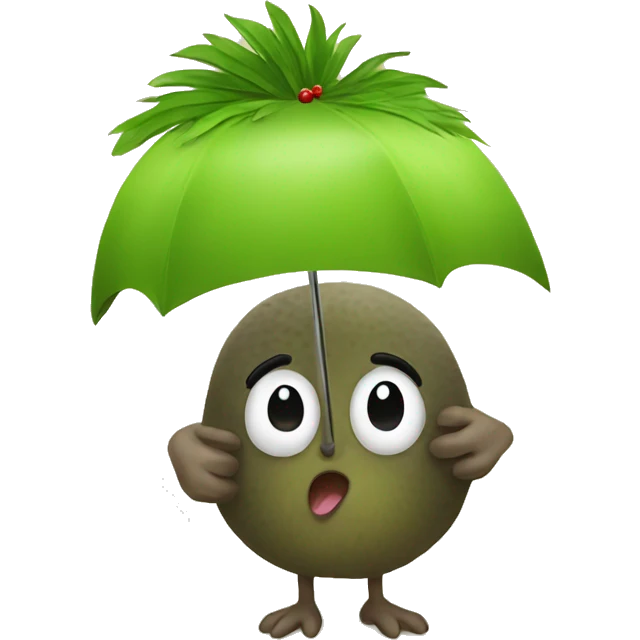 summer kiwi Christmas  emoji