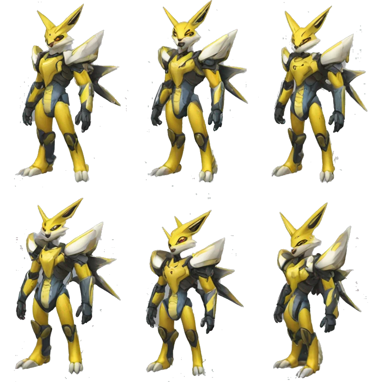 Renamon-Zeraora-Metabee-Mecha emoji