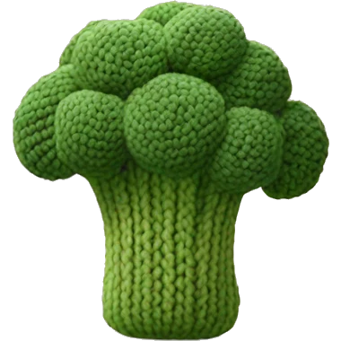 knitted broccoli emoji