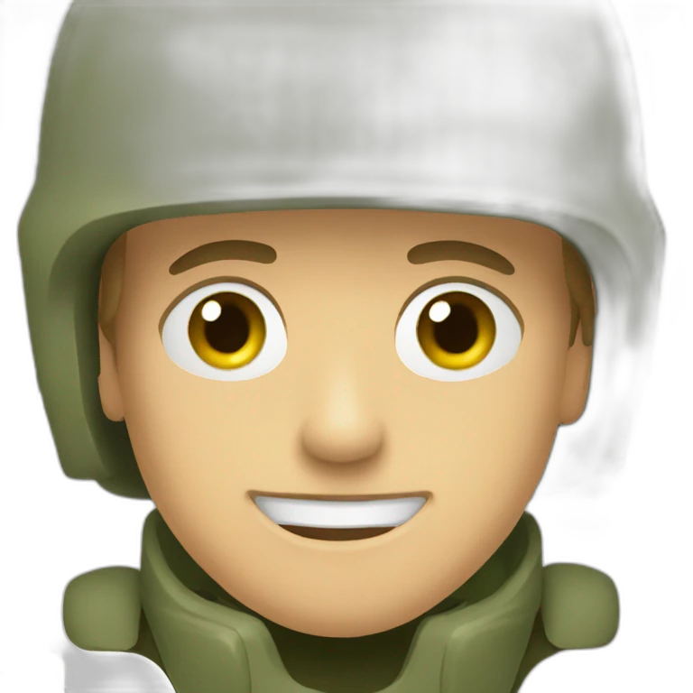 Military salut emoji