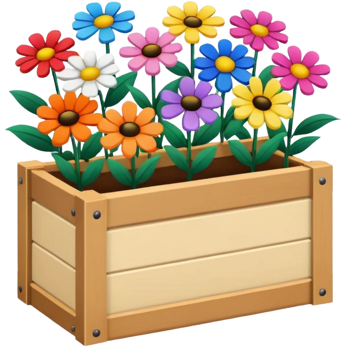 Flower box emoji