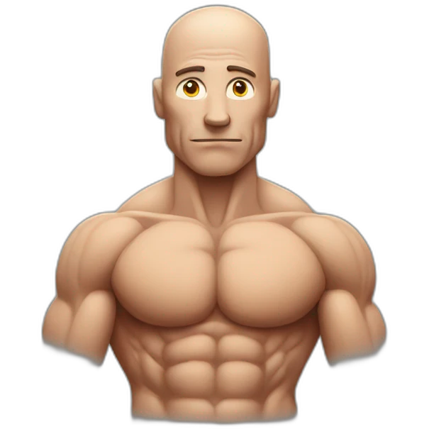 Thin muscle emoji