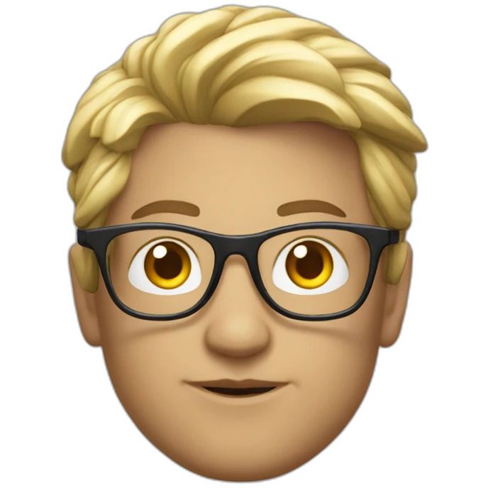 Superheld mit brille emoji