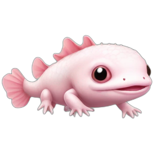 cute axolotl emoji