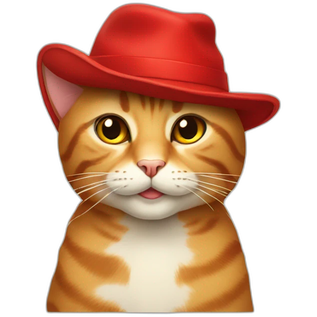 cat-with-red-hat emoji