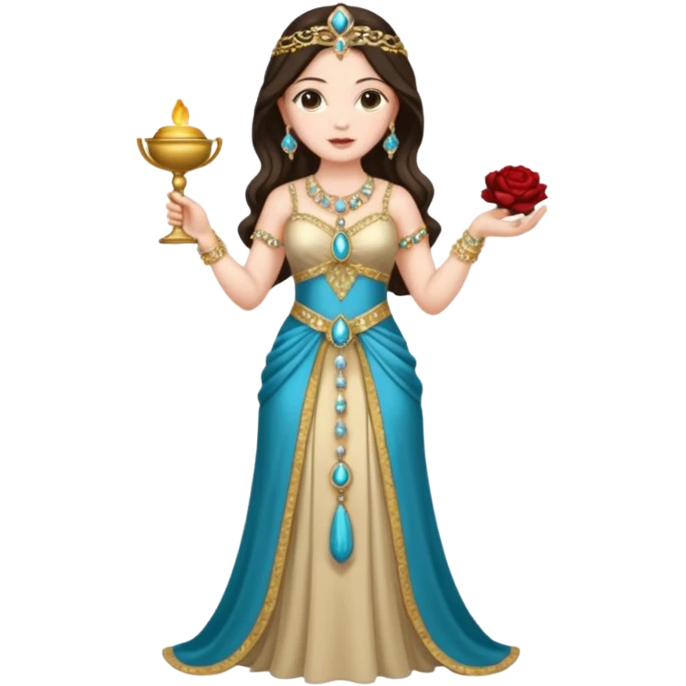 ejemplos diosa tanit vestimenta completa emoji