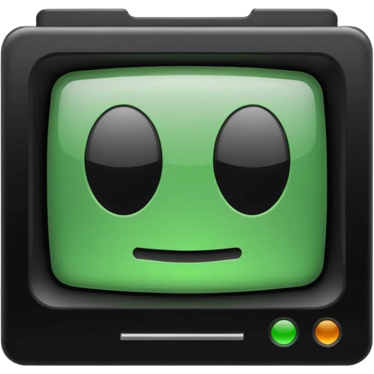 mac os icon code transpiler compiler terminal, black and green emoji
