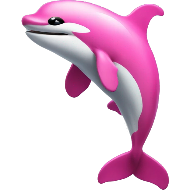Pink orca emoji