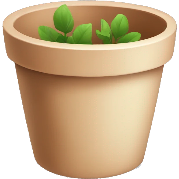 empty flower pot emoji