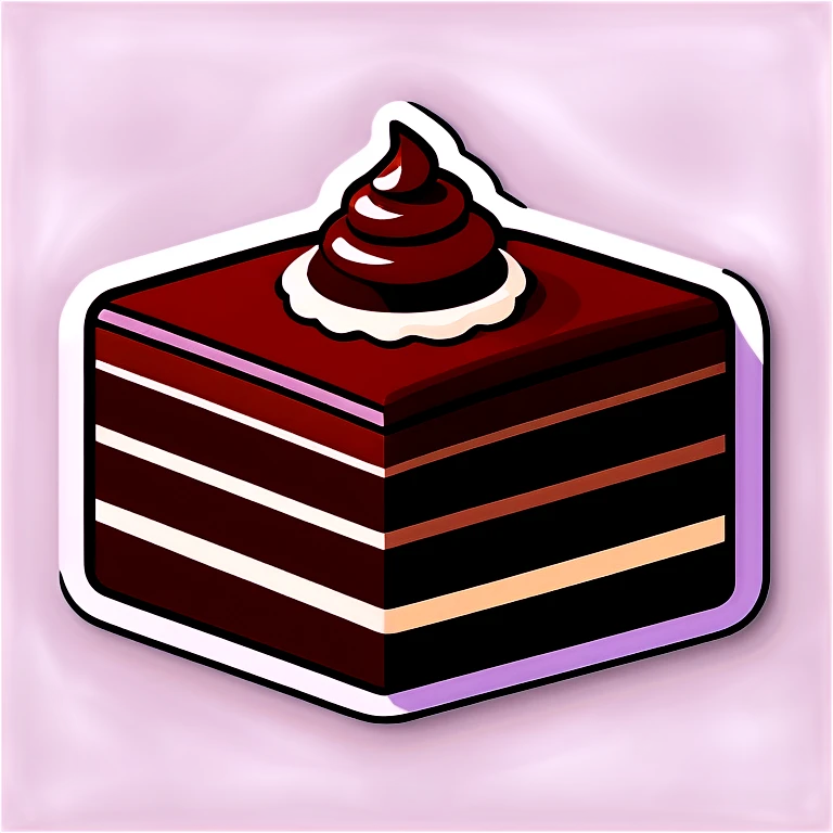 choco slice cake emoji