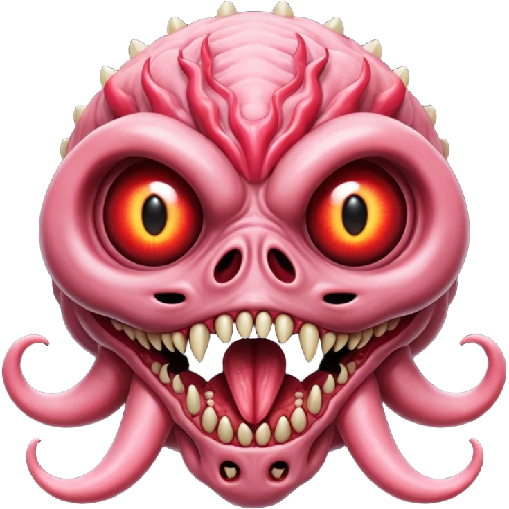 cinematic - hieronymus bosch phantasmagoric mutated creatures from hellish expanses emoji