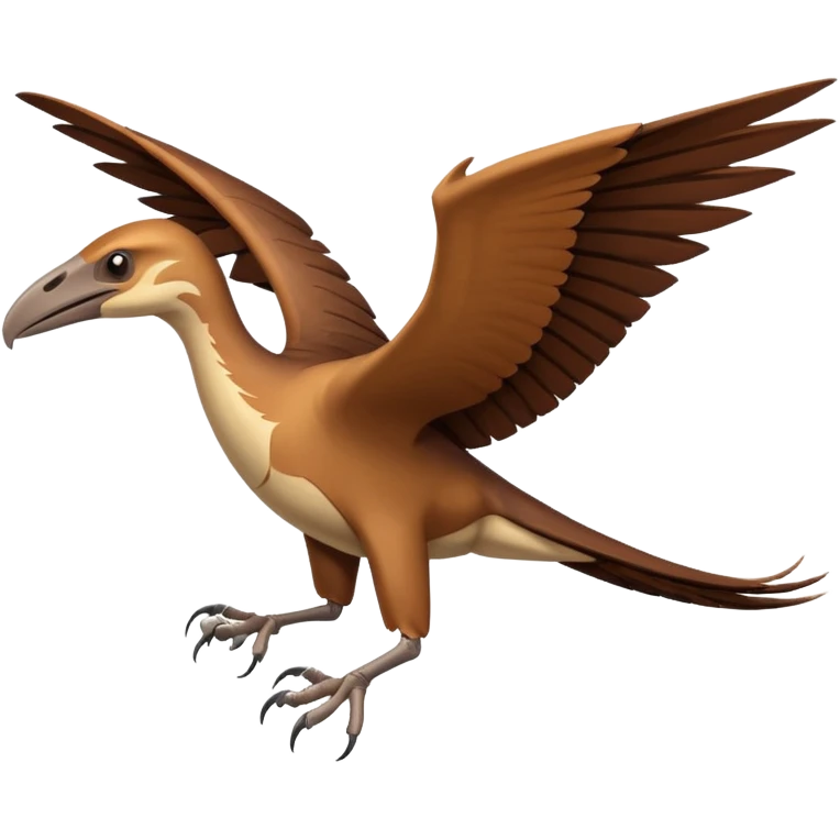 make a pterodactyl emoji