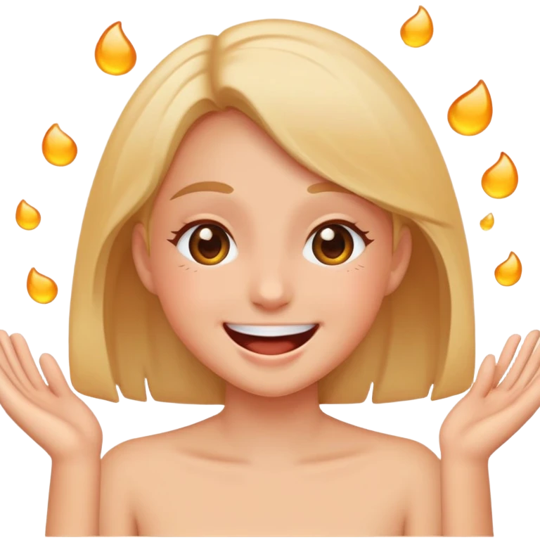 Aroused girl smiley  emoji