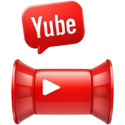 Red YouTube subscribe button with bell icon emoji