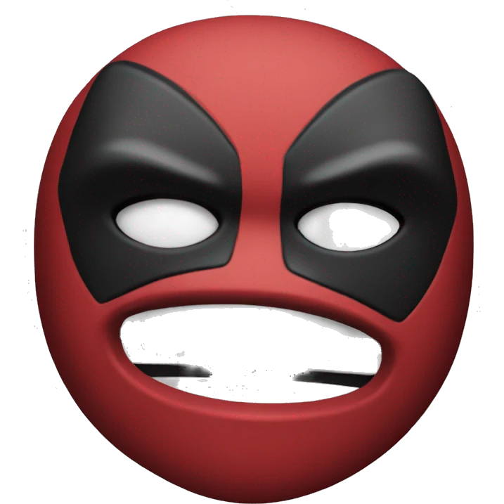 Deadpool face emoji