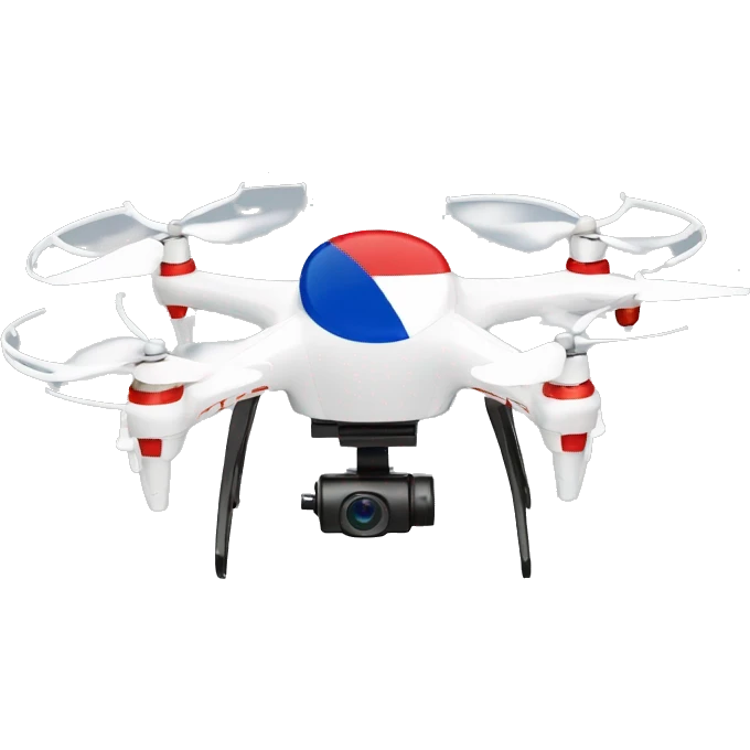 drone with czech flag emoji