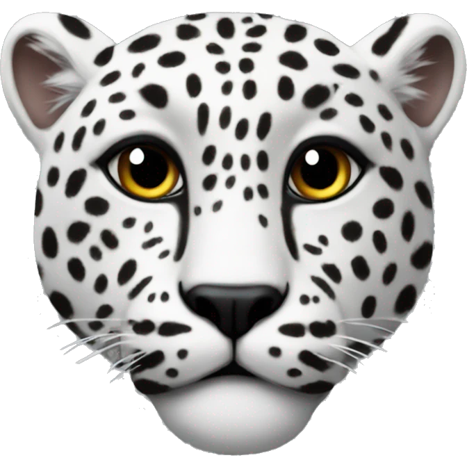 Schneeleopard emoji