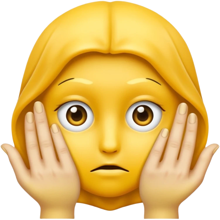 Visage jaune qui se frotte les mains avec un regard vicieux emoji