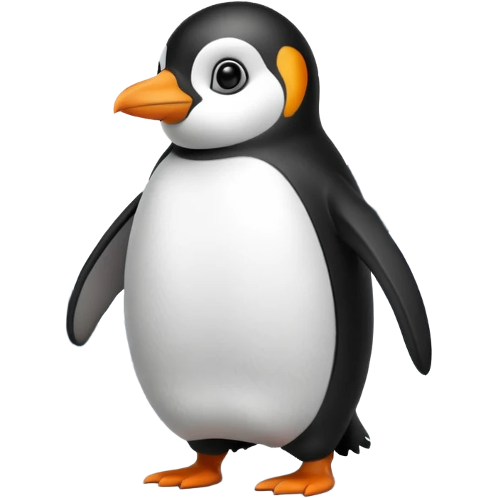 Dağya yürüryen penguen emoji