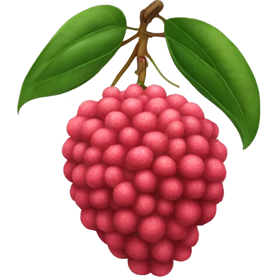 Lychee emoji