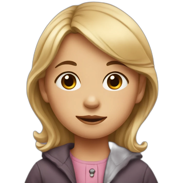 little orphin girl emoji